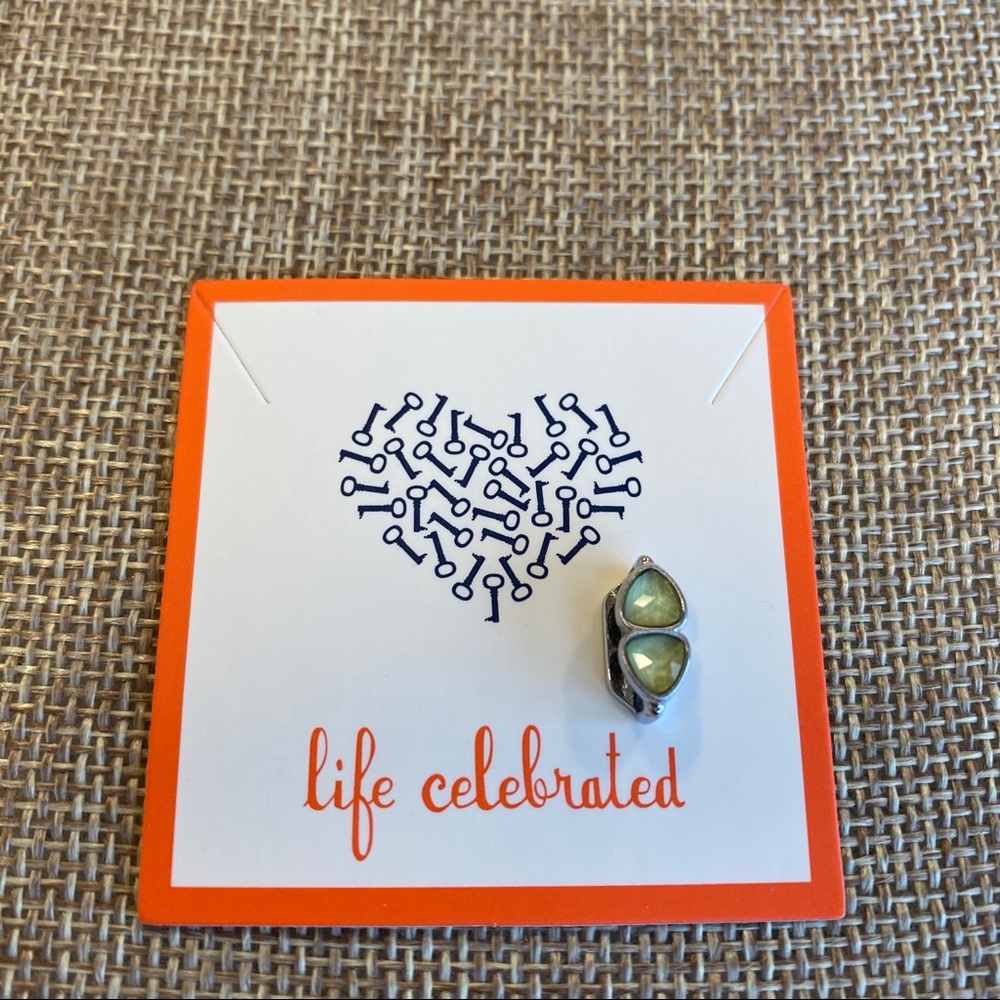 KEEP Collective Two As One Pale Green Charm